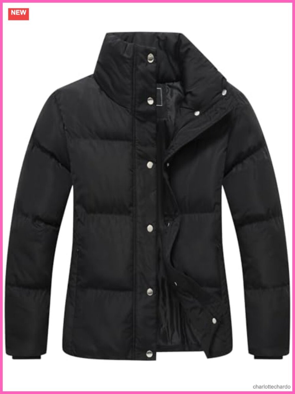 Women's Waterproof Down Puffer Coat Long Sleeve Winter Warm Jacket